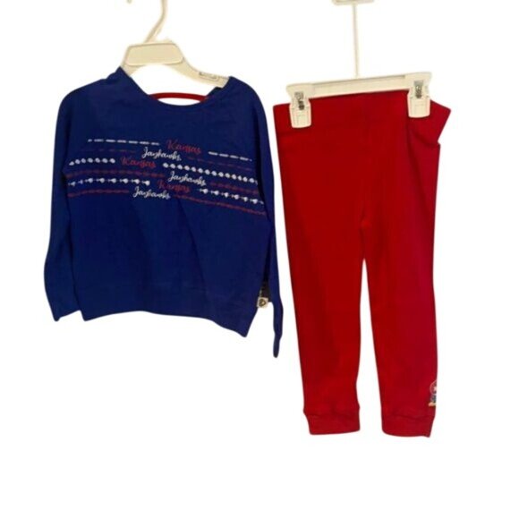 Colosseum Other - Kansas Jayhawks long sleeve and leggings set size 3T New